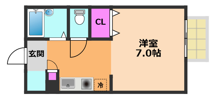 ハイツサニーコートの間取り