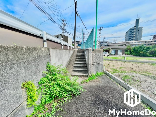守山区西城1丁目　2期の前面道路含む現地写真