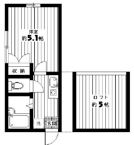 中野区本町４丁目のアパートの間取り