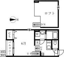 ダヌア下坂町の間取り