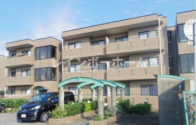 松戸ハイツ第一の外観|外観は落ち着いています