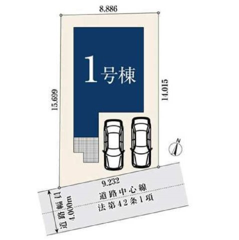 【横浜市戸塚区平戸3丁目16-19新築戸建て】★仲介手数料無料★（境木小学校・境木中学校）の区画図