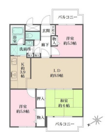 藤和シティコープ東寺尾の間取り