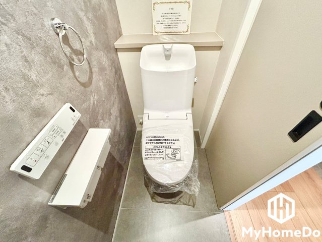 北区志賀町　3期のトイレ|デザイン性と機能性を兼ね備えた、落ち着きのある快適なトイレ空間