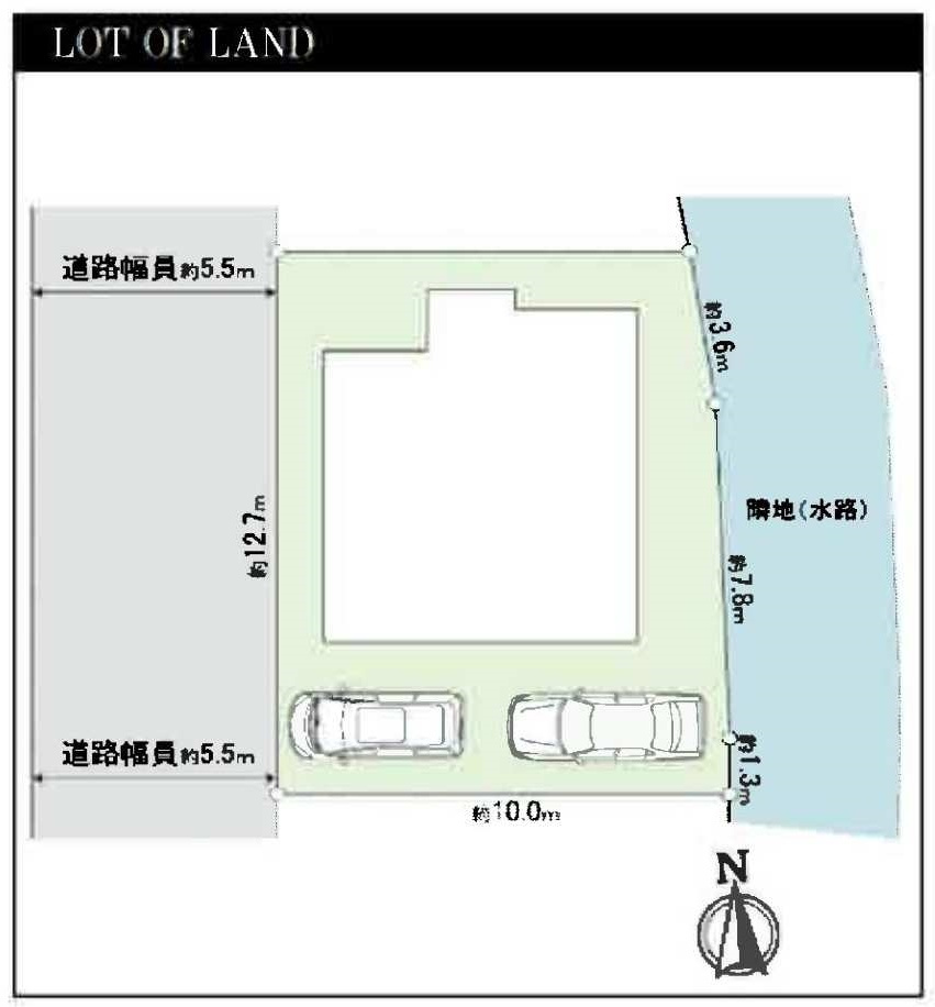 【横浜市戸塚区平戸4丁目1-8新築戸建て】★仲介手数料無料★（平戸小学校・平戸中学校）の区画図