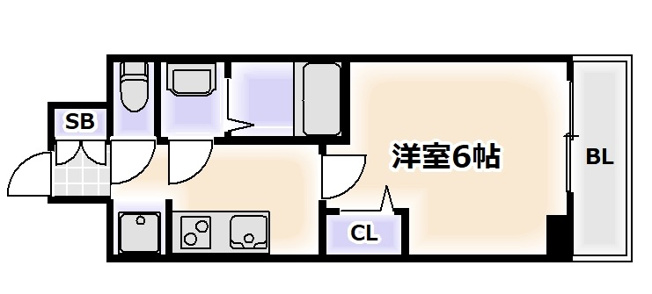 【間取り】 | プレサンス大正フレンジ