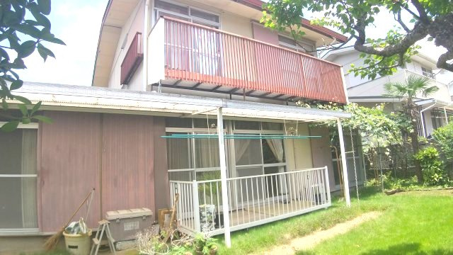 真岡市八木岡中古住宅の外観|外観は落ち着いています