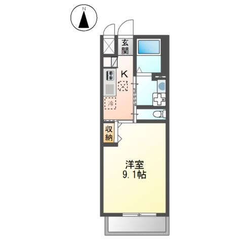 シャルムＭＩＹＡＫＥの間取り
