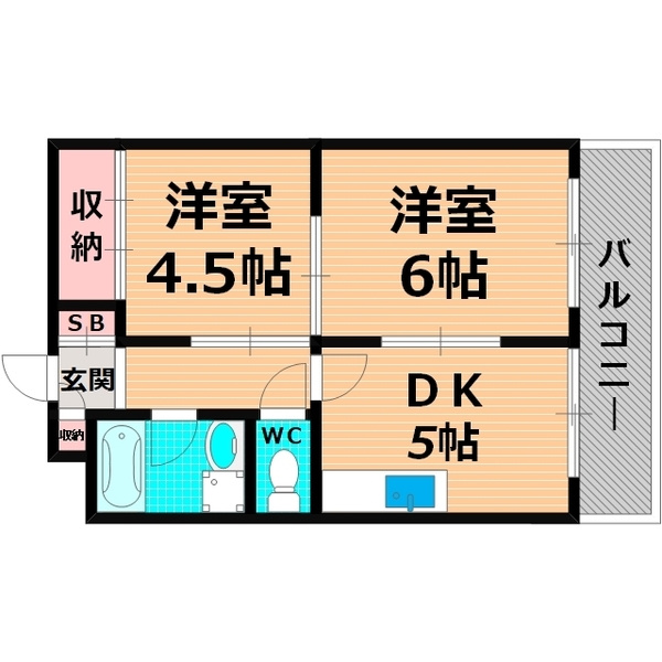 ラパンジール京橋の間取り