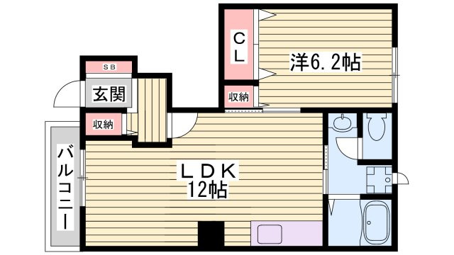 ベルク・スクウェア１号館の間取り