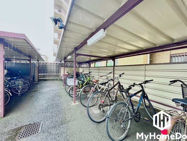 チサンマンション瓢箪山の駐輪場