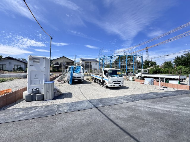 新築　渋川市金井第18　Livele Garden.S　3号棟の外観|現地写真　2026年9月完成予定！類似物件のご内覧等、お気軽にお問合せください♪　							
