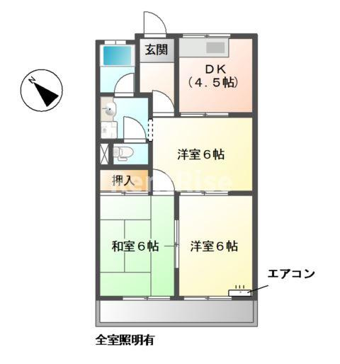 ハイツシュンの間取り