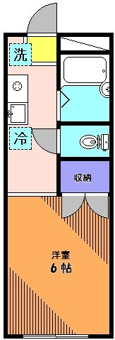 コーポつくしの間取り