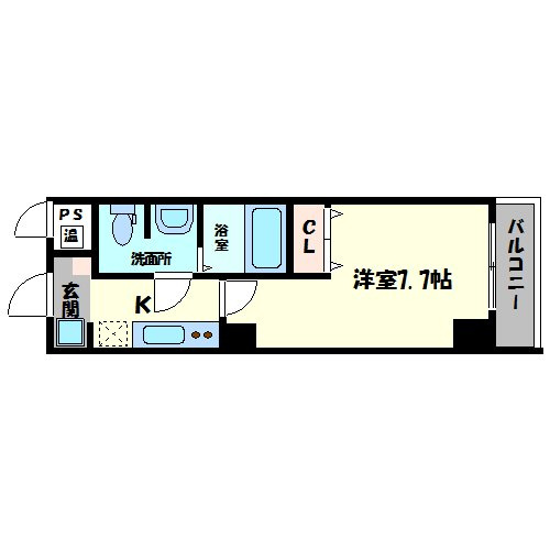 ルミエール清水谷の間取り|ルミエール清水谷　間取り図