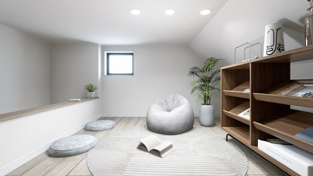 板橋区赤塚4丁目　ハイグレード仕様　ZEH水準省エネ邸宅の完成予想図