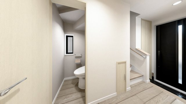 板橋区赤塚4丁目　ハイグレード仕様　ZEH水準省エネ邸宅の完成予想図