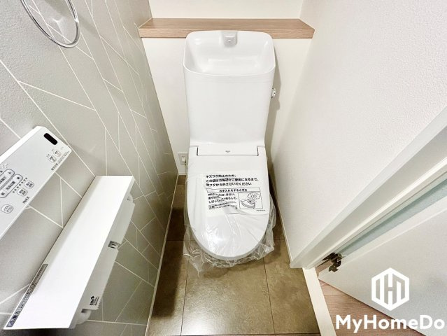 北区六が池町　2期のトイレ|明るく清潔感溢れるトイレです。