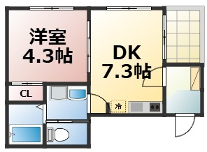 【間取り】 | グランメゾン森ノ宮　仲介手数料無料