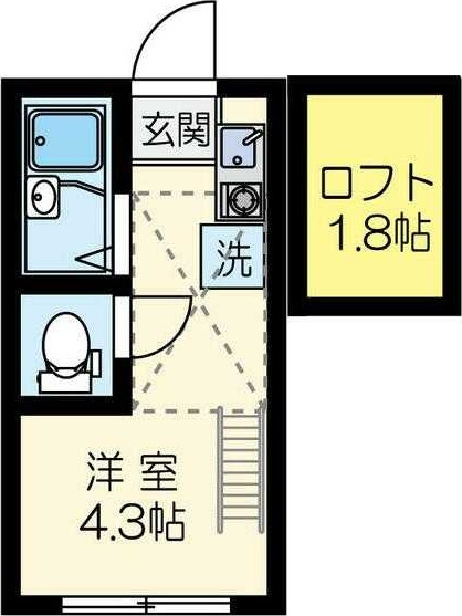 マーベラス国分寺本多の間取り