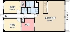 ビラ三秀山中の間取り