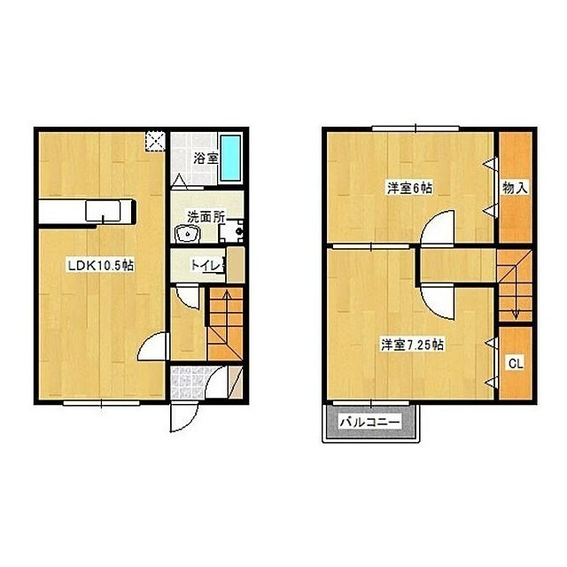 Merveille Place壱番館の間取り
