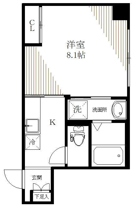 クランカナイⅠの間取り