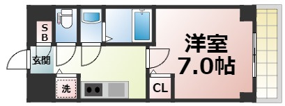 【間取り】 | サムティ大阪GRAND EASTⅡ　仲介手数料無料