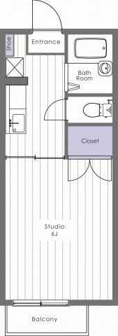 ラスクの間取り|間取り図