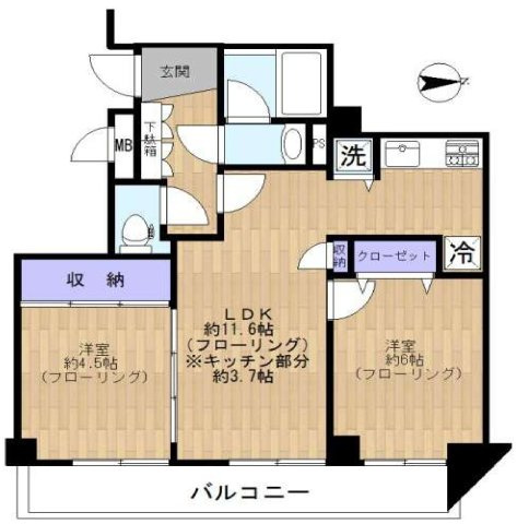 プレミアム久我山の間取り