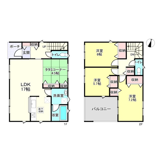 【間取り】 | たつの市龍野町末政第２/１期