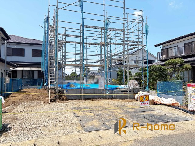 ひたちなか市東大島2期　新築戸建て　1号棟の外観|ご予約を頂ければ、『平日』はもちろん『早朝』や『夜間』もご見学可能です♪お気軽にお申し付けください♪