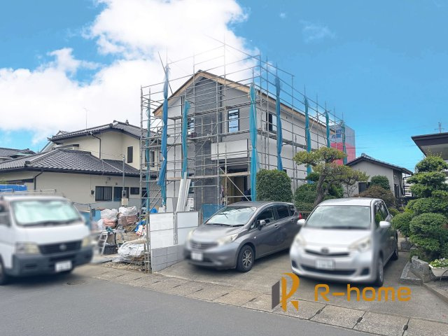 ひたちなか市東大島2期　新築戸建て　1号棟の外観|ご予約を頂ければ、『平日』はもちろん『早朝』や『夜間』もご見学可能です♪お気軽にお申し付けください♪