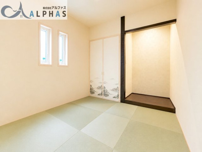 【和室】 | 姫路市花田町加納原田　築浅一戸建て | ■リビングと分離したお洒落な和室♪※画像編集にて物を削除しております。現在内装工事中！まもなく完成♪