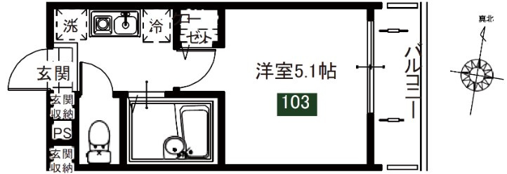 メルディアお花茶屋の間取り