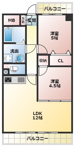 【間取り】 | ヴェルデベージュ | フルリノベーション中です。