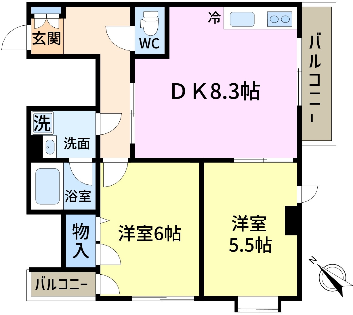 リラピラミゼの間取り