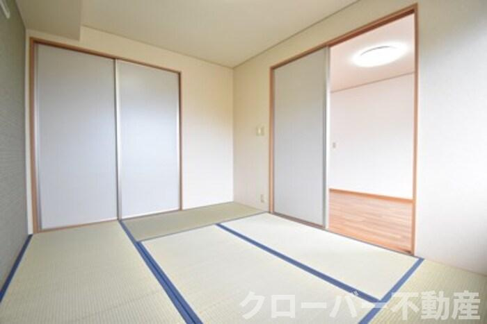 サンハイツ大麻Ａの和室|和室６帖