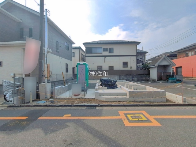 【新築分譲住宅】ふじみ野市鶴ヶ舞１丁目の前面道路含む現地写真