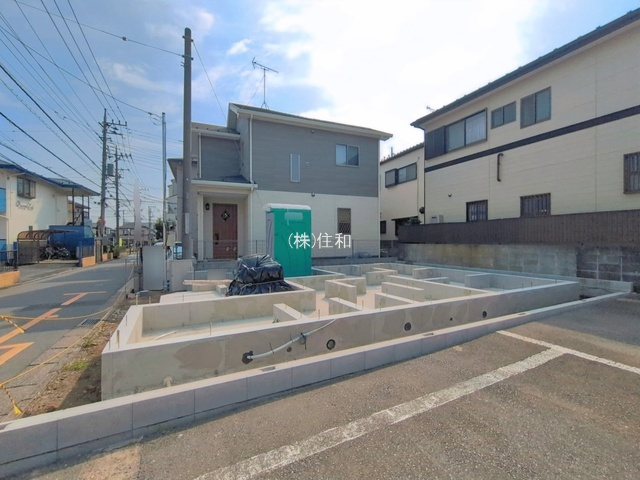 【新築分譲住宅】ふじみ野市鶴ヶ舞１丁目の前面道路含む現地写真