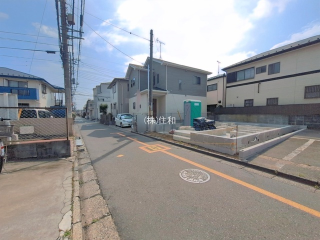 【新築分譲住宅】ふじみ野市鶴ヶ舞１丁目の前面道路含む現地写真
