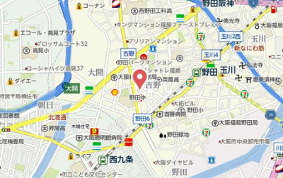 【地図】 | エステムプラザ福島ジェネル