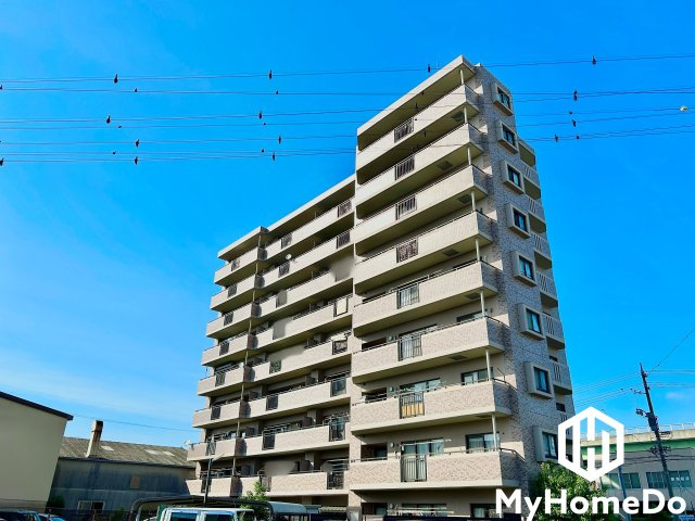 宝マンション小田井ウエストの外観|洗練された外観デザインが、住まう誇りを演出。