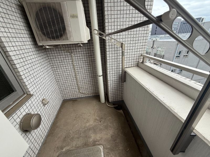クオリア後楽園のバルコニー