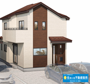 福岡市西区拾六町３丁目　A号棟の外観パース