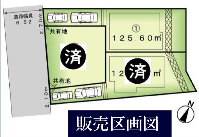 【横浜市戸塚区平戸4丁目15-3全3棟新築戸建て】★仲介手数料無料★の区画図