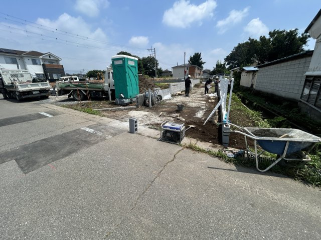 新築　前橋市富士見町時沢第11　クレイドルガーデン　１号棟の駐車場|現地写真　駐車スペースは縦列駐車になりますが、3台分可能です！
