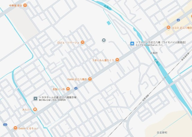近江八幡市堀上町　第1期　新築一戸建ての地図
