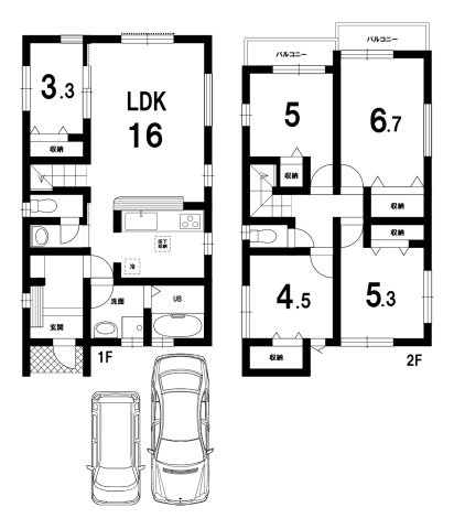 新築戸建の間取り