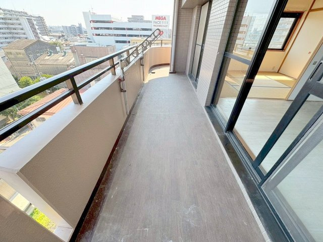 淀川ハイライフマンションのバルコニー